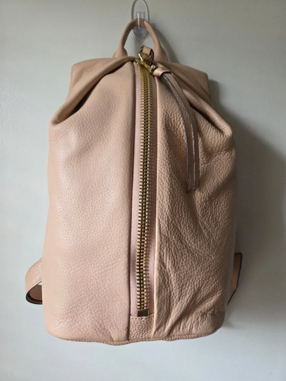 AMAZING AIMEE KESTENBERG TAMITHAT NUDE THICK GENUINE LEATHER BACKPACK M/L